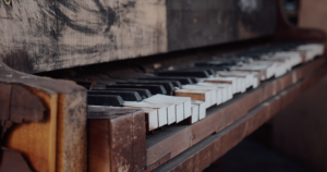 broken piano